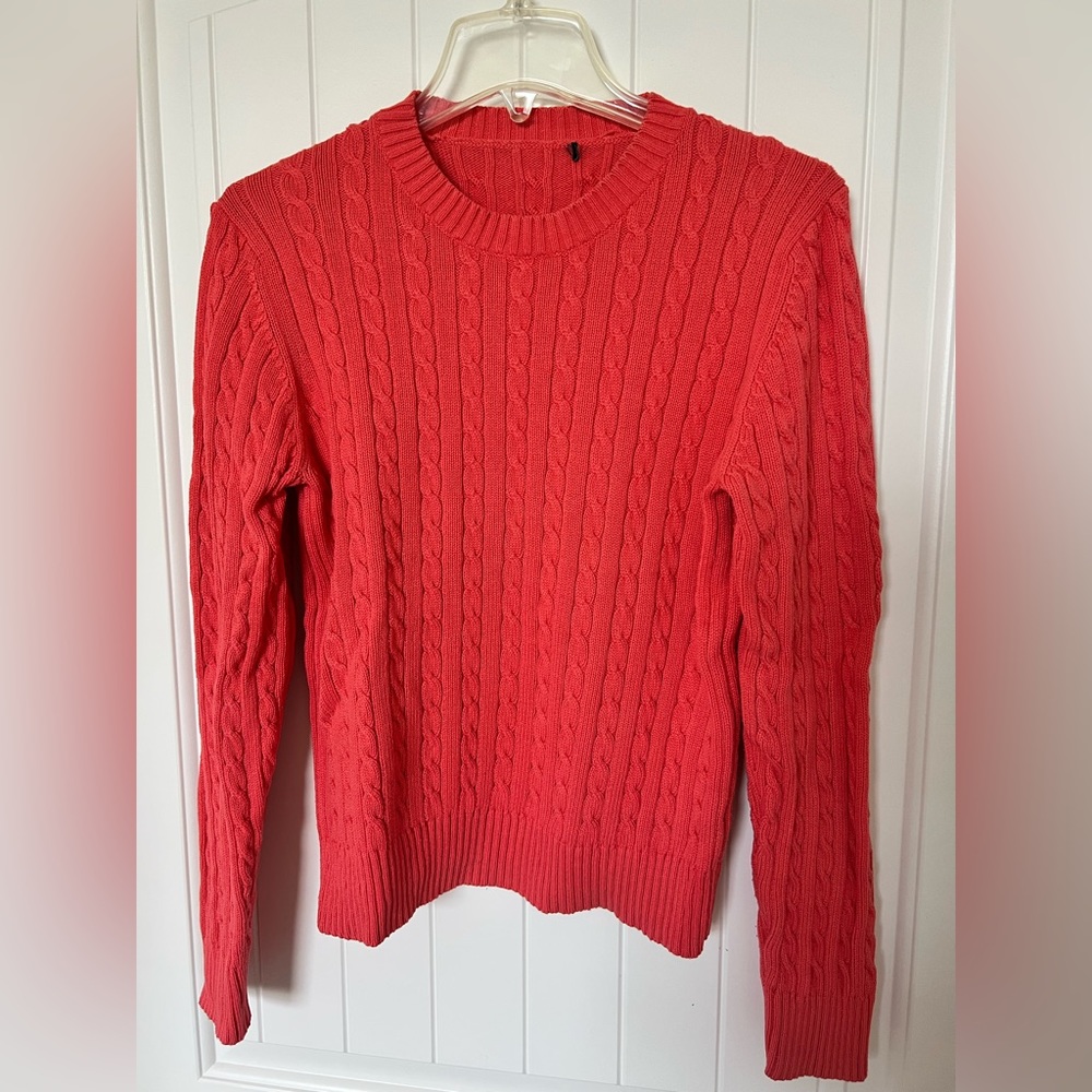 Cotton cable sweater from Express